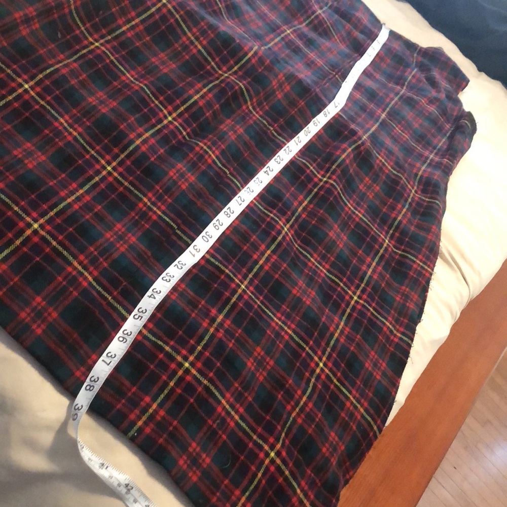 Plaid Retro / Vintage 80s 90s Sheath Dress - Picture 7 of 7